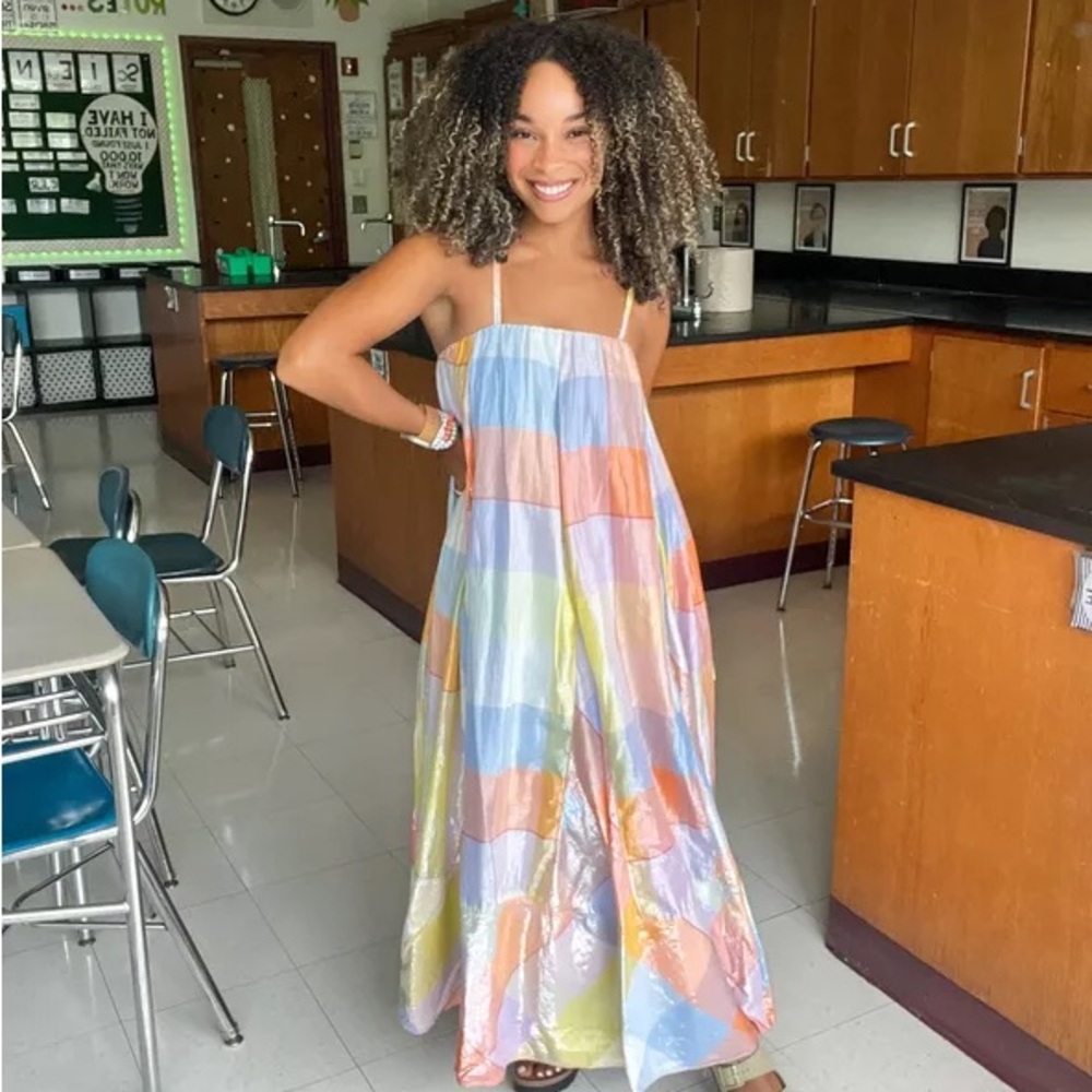 Anthropologie maxi dress (brand: pilcro)